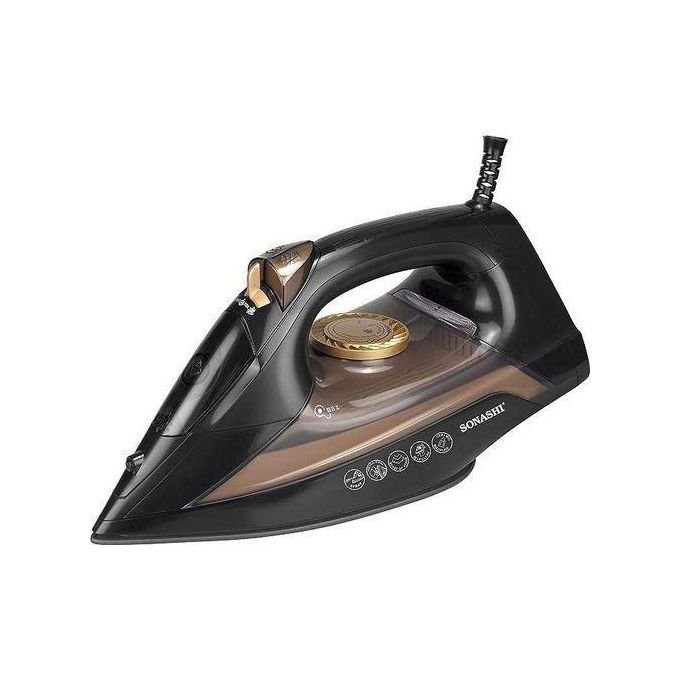 Sonashi Steam Iron With Ceramic Soleplate – Multicolour