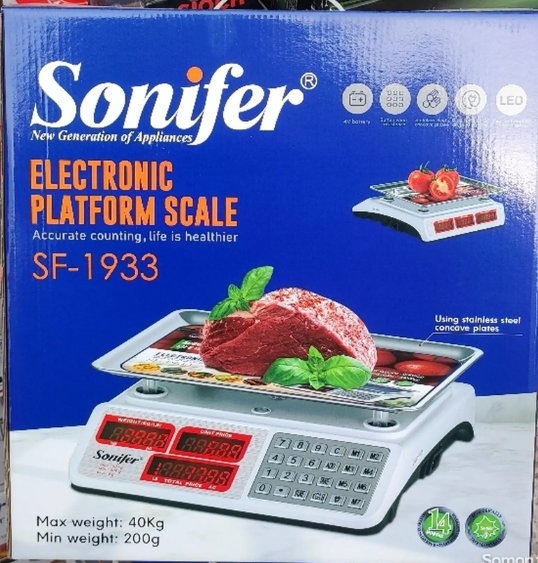 Sonifer 40kg Digital Platform Scale Commercial Scale SF-1933