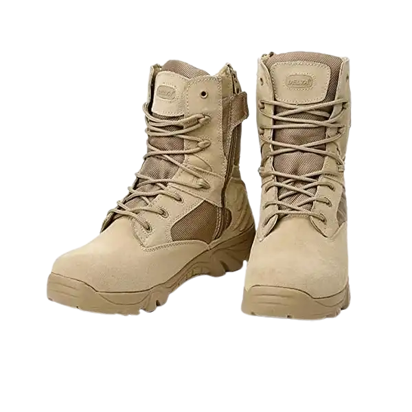 Tactical Desert Delta Combat Boots - Brown