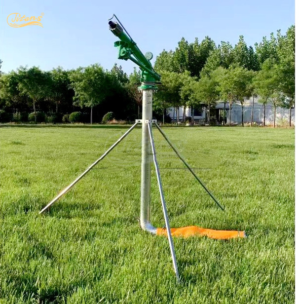 100m Irrigation Rain Gun Sprinkler - Heavy Duty Agricultural Water Sprinkler for Large Farms