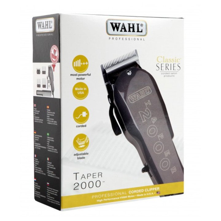 Wahl Heavy Duty Taper 2000 Classic Series Professional Clipper-Grey,Black