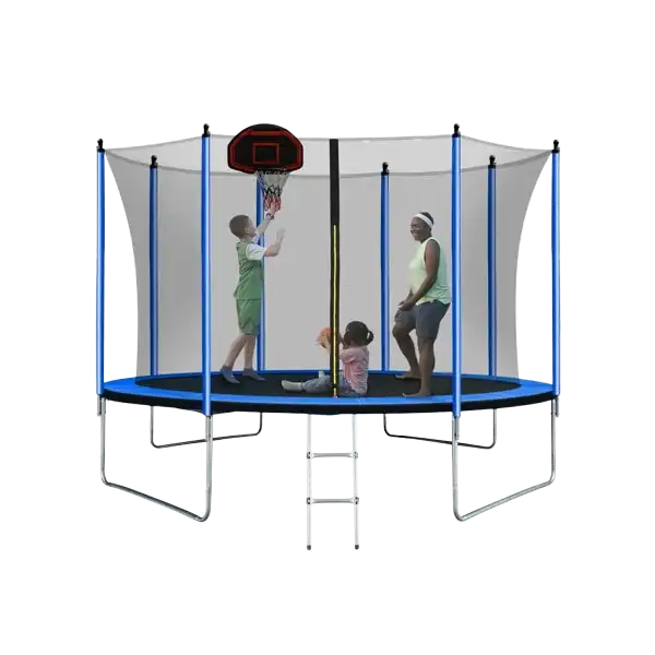 Trampoline for Kid Adult 10FT Outdoor Trampoline with Safety Enclosure Net