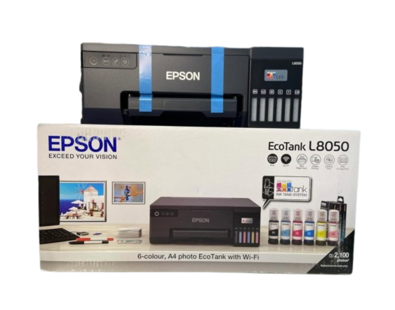 Epson L8050 EcoTank L8050 Ink Tank Wireless Photo Printer - Black