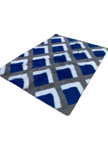 1.5m x2m Luxurious Fluffy Center carpet- Multicolor