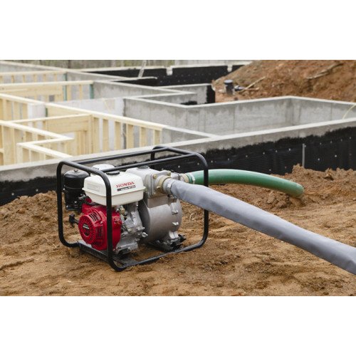 Honda High Pressure Petrol Engine Surface Water Pump - 2 inch size - White / Red