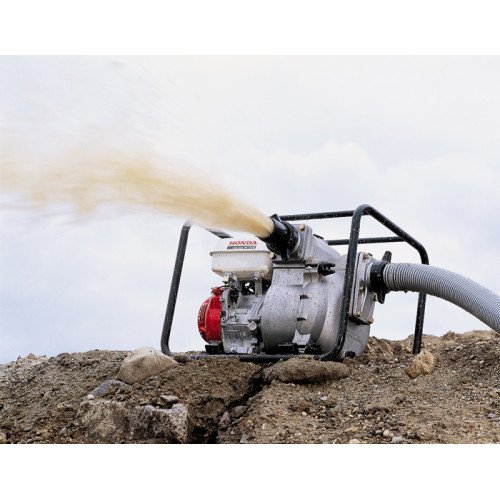 Honda High Pressure Petrol Engine Surface Water Pump - 2 inch size - White / Red