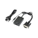 HDMI To VGA With Audio Pin
