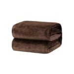 Fleece Woolen Blanket Brown