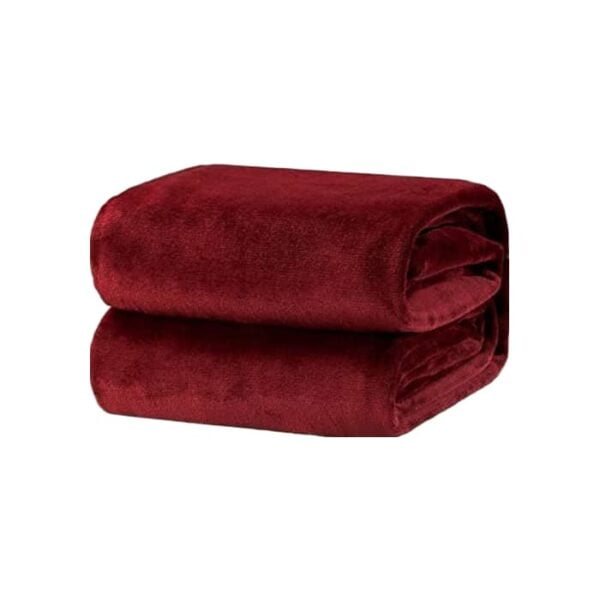 Fleece Woolen Blanket Maroon