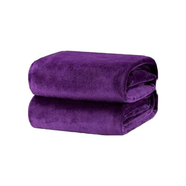 Fleece Woolen Blanket Purple