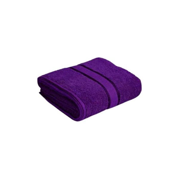 Large Cotton Bath Towel Purple