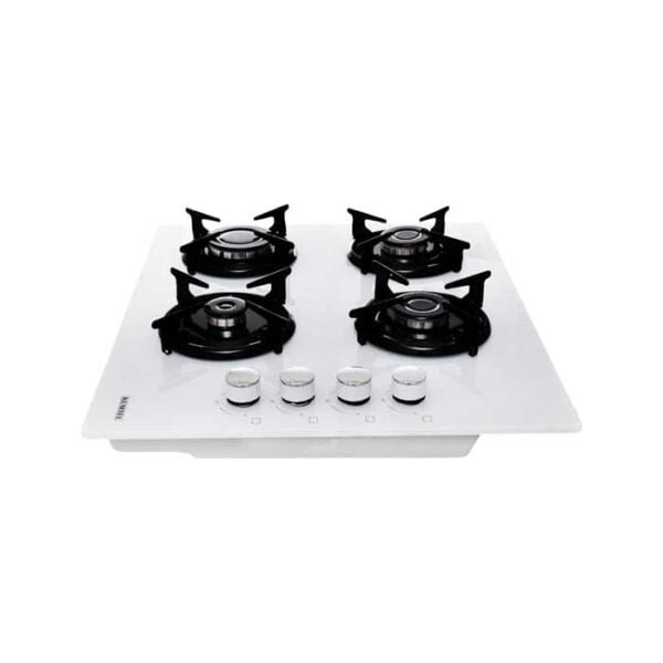 Luxel 4 Burner Glass Gas Cooker