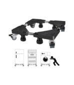 Movable Washing Machine and Fridge Stand Trolley