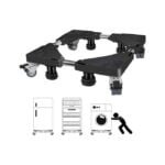 Movable Washing Machine and Fridge Stand Trolley