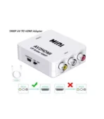 1080P Mini AV to HDMI Converter AV to HDMI RCA Composite video audio signals to HDMI