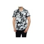 Vintage Cotton Short sleeve shirts Black/White