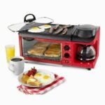 Avinas Home Multi-functional Breakfast Maker - Red & Black