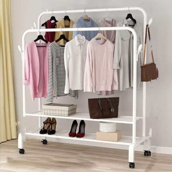 Balcony Hanging Clothes Shoes Rack