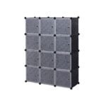 Black plastic wardrobe