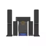 globalstar home theatre gs-8815 5.1 multispeaker system