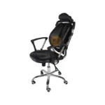 Black Kidney Leather Chair