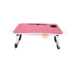 Wood Pink Portable Laptop Table
