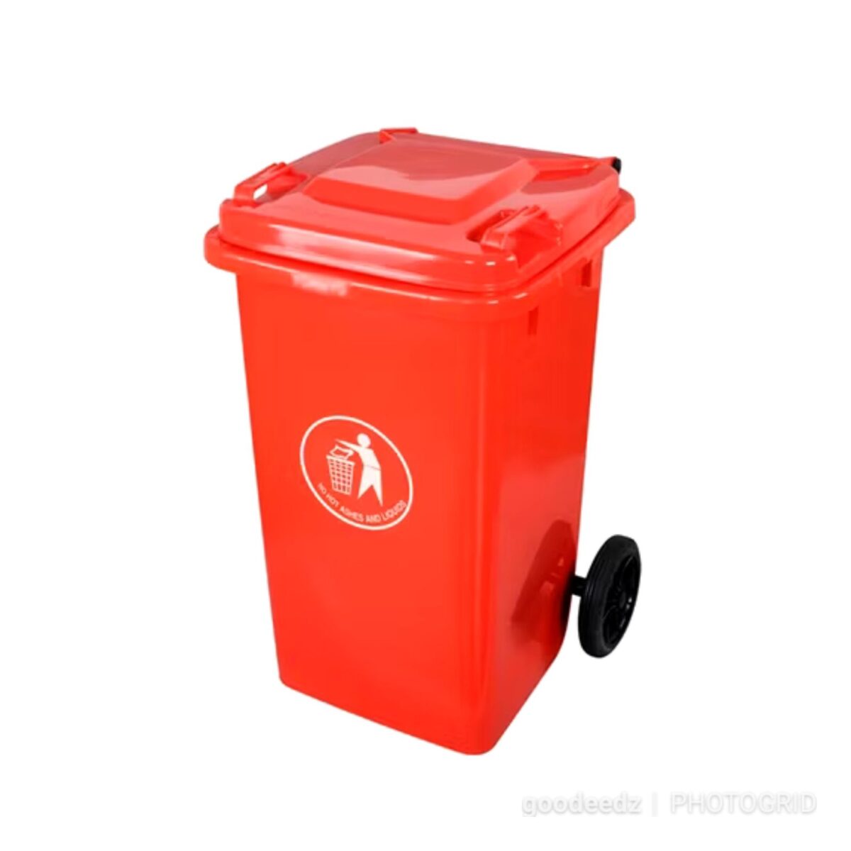 1002135969.jpg 120L Dust Bin/Waste Bin 2 Wheels – Red - Image 1
