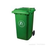 120L Dust Bin/Waste Bin 2 Wheels – Green