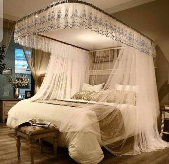 2 Stand Rail Mosquito Net 5by6 & 6by6 White